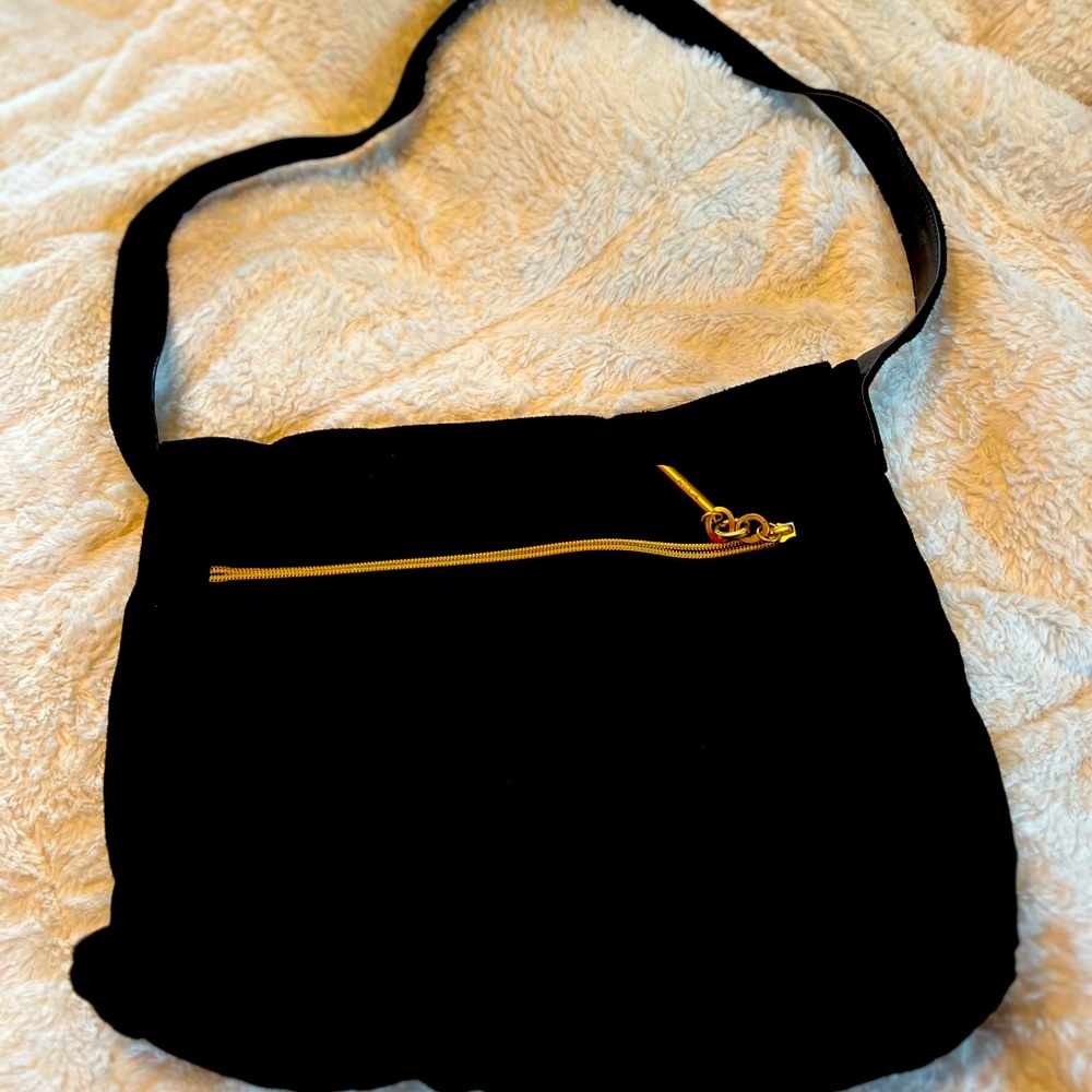 Suede Americana crossbody bag
